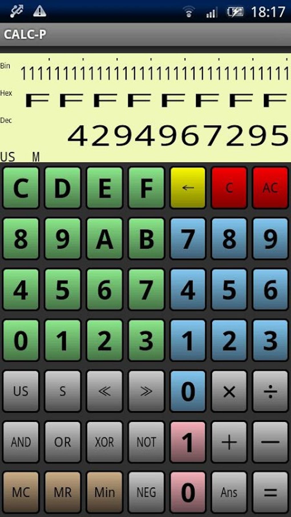 Programmer's calculator CALC-P APK for Android - Download