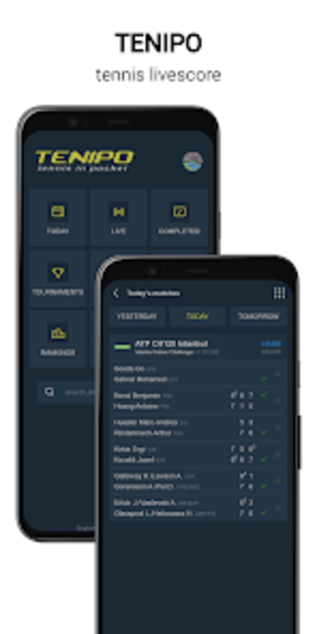 TENIPO - Tennis Livescore untuk Android
