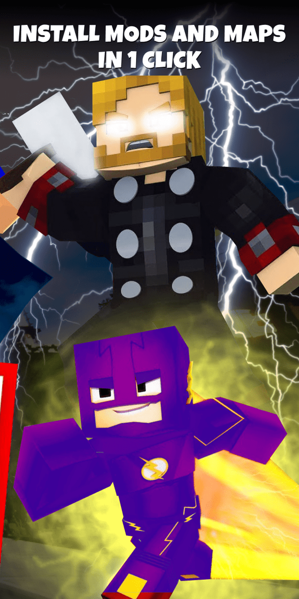 Superhero Mods for Minecraft для Android — Скачать