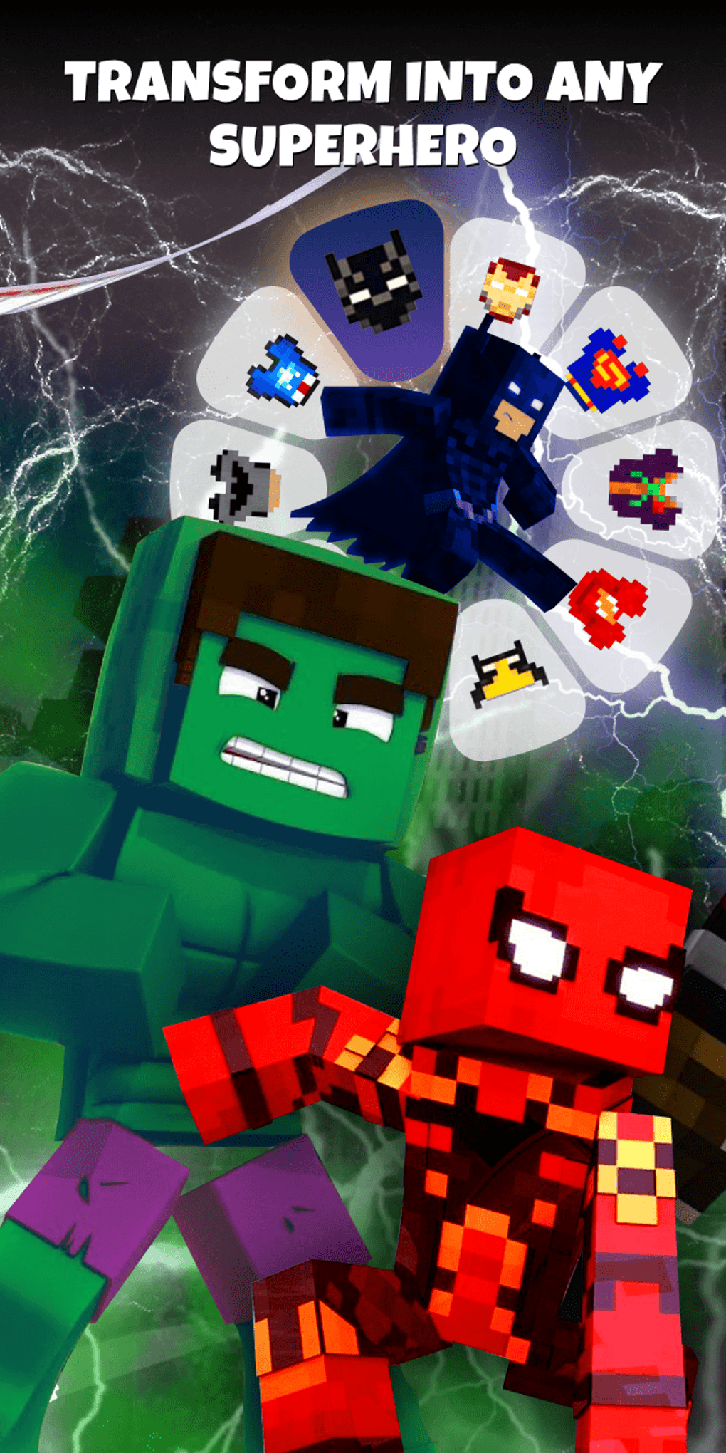 Superhero Mods for Minecraft для Android — Скачать