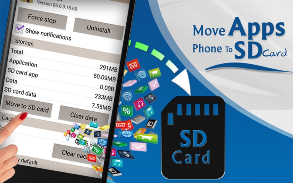 Move Apps Phone to SD card APK 用 Android