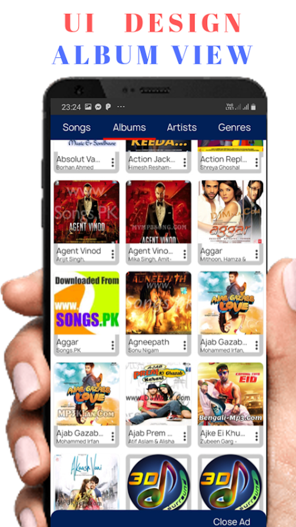 3DMusiQ Audio Player : 3D & Surround Music Player APK для Android — Скачать