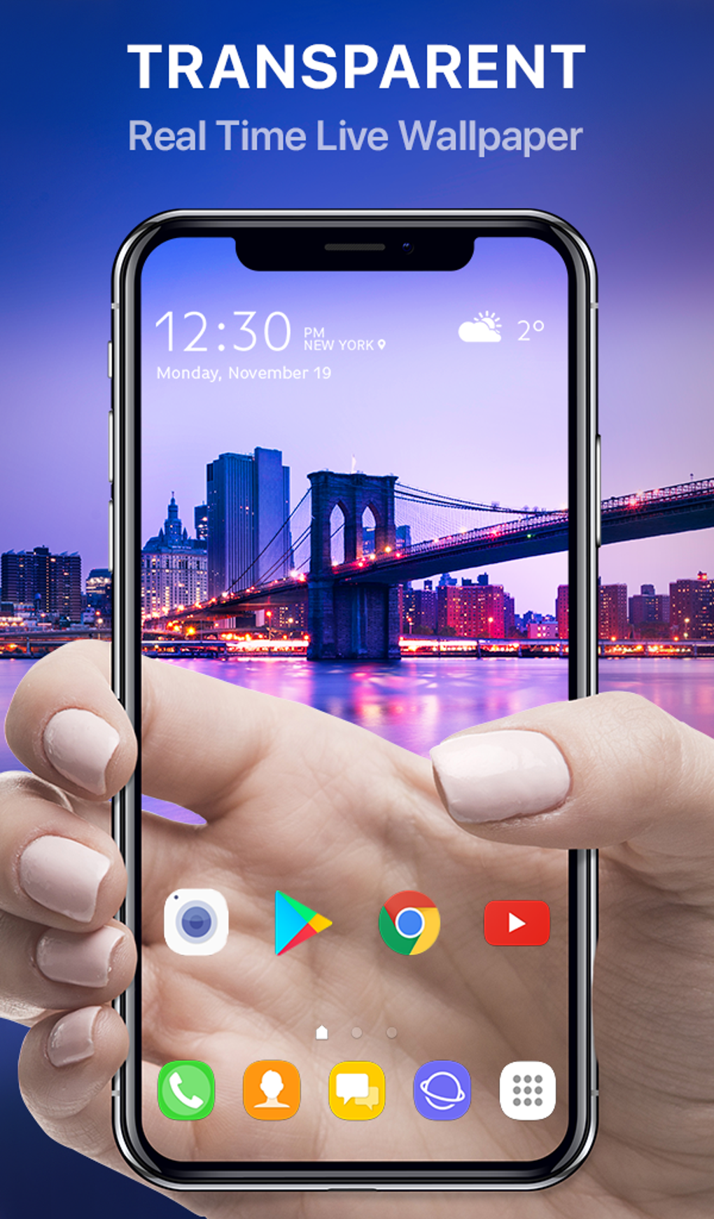 Transparent Wallpaper Camera для Android — Скачать