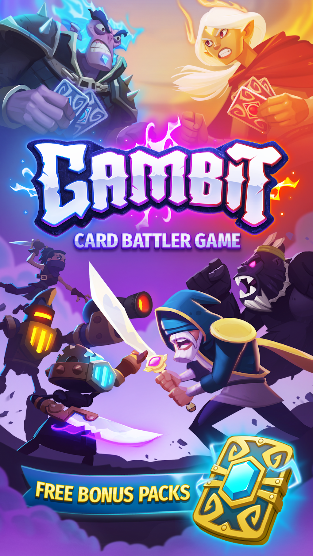 Gambit - Real-Time PvP Card Ba для Android — Скачать