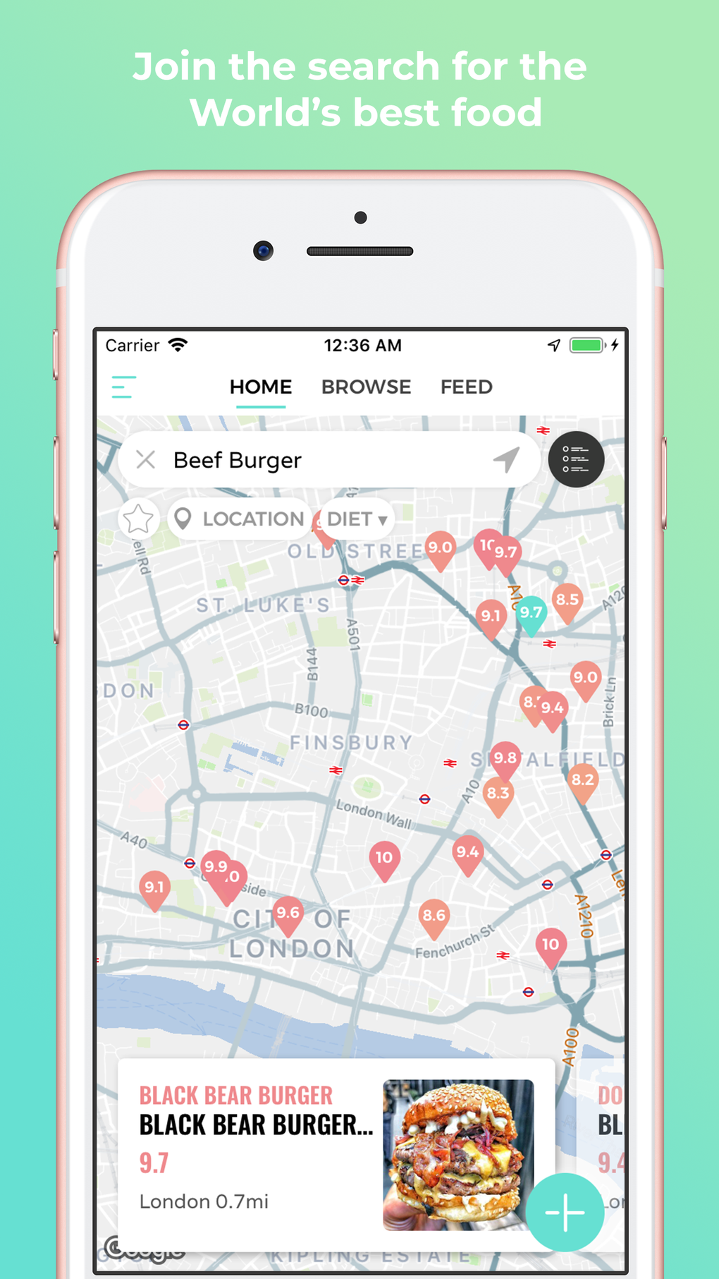 Eaten The Food Rating App For IPhone Download