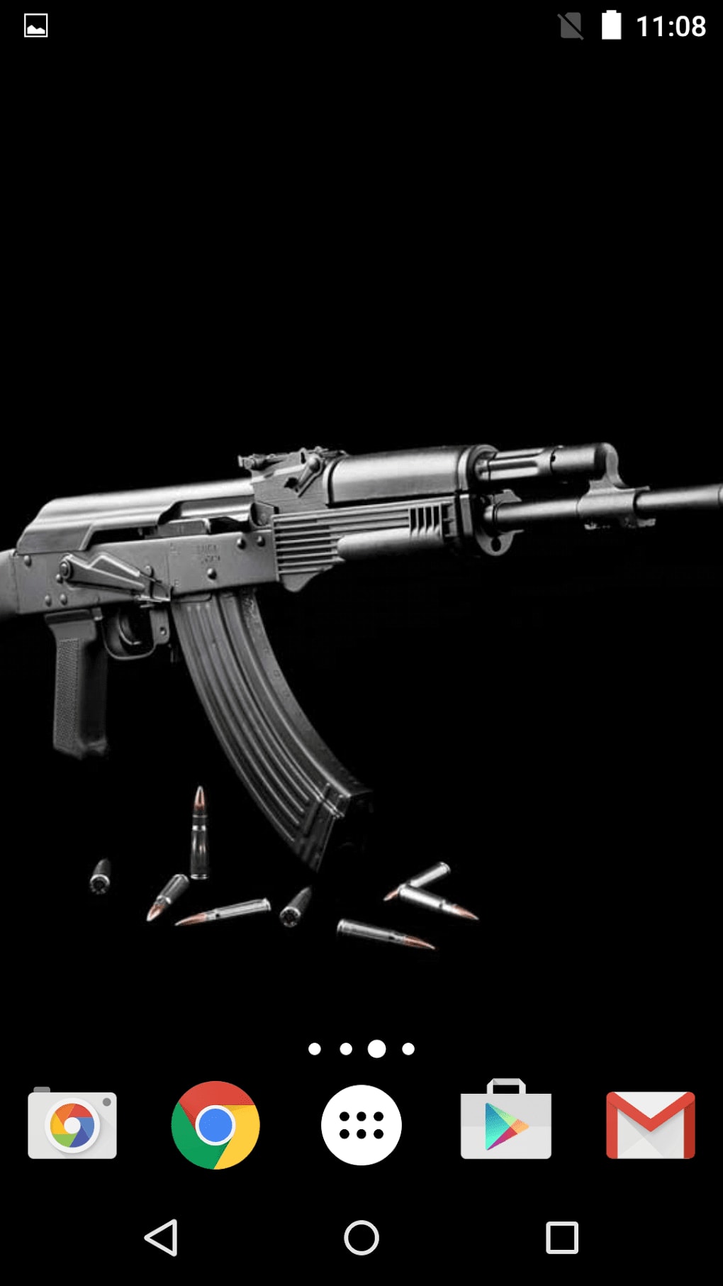 AK47 gun bag knife weapon 1080x1920 iPhone 8766S Plus wallpaper  background picture image