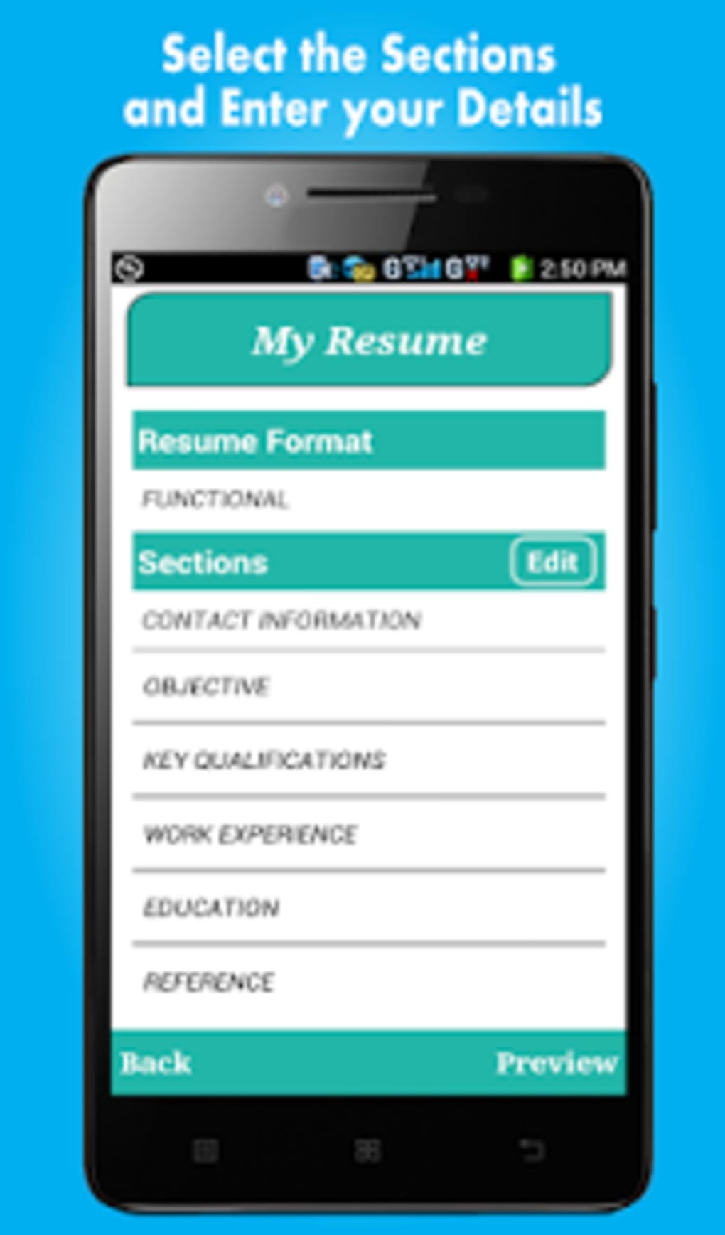 smart resume builder    cv free for android