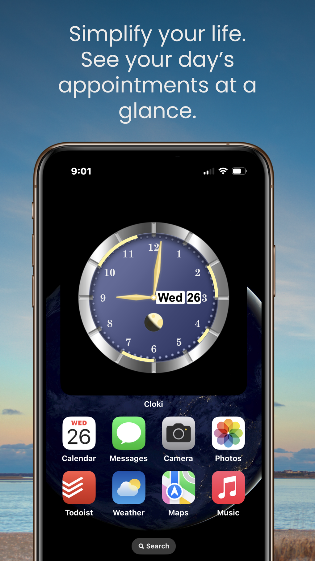 Cloki Clock Widget for iPhone Download