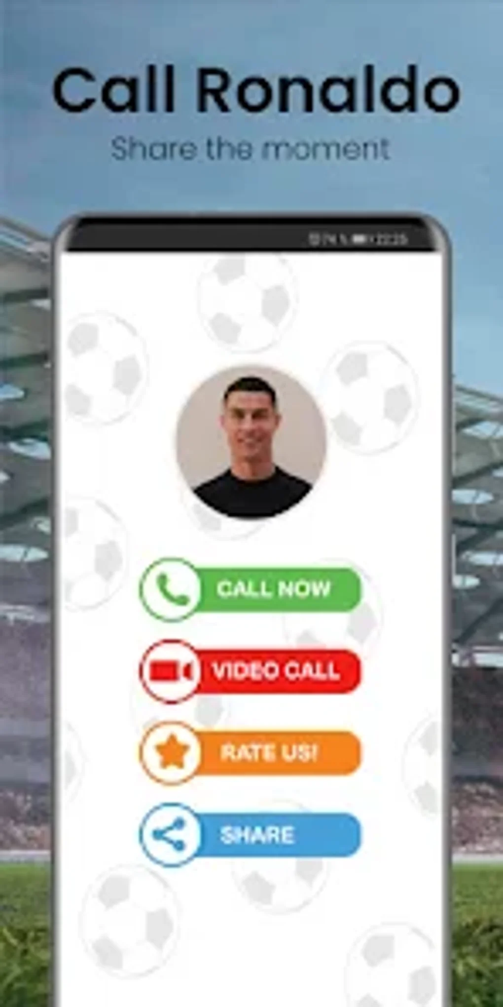 Cristiano Ronaldo Video Call для Android — Скачать