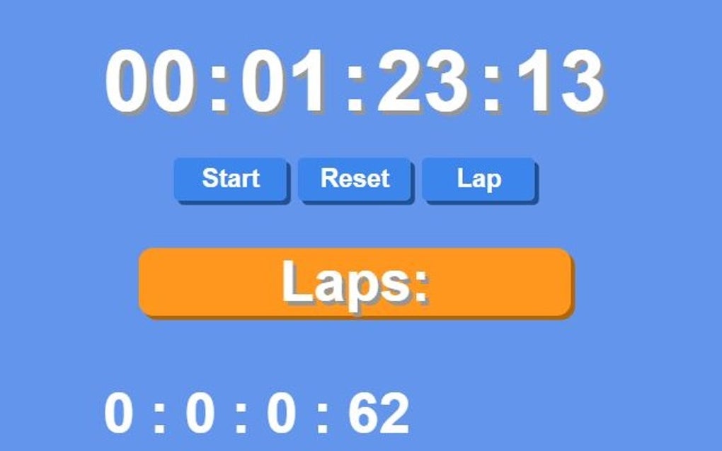 Lap Timer For Google Chrome - Extension Download