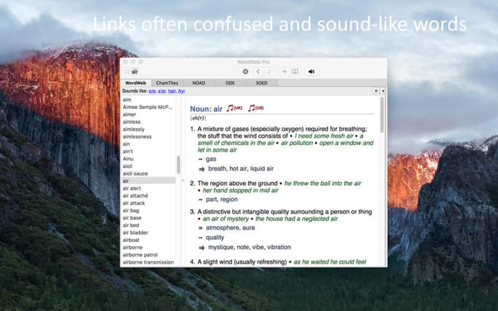 WordWeb Pro 10.35 instal the new version for mac