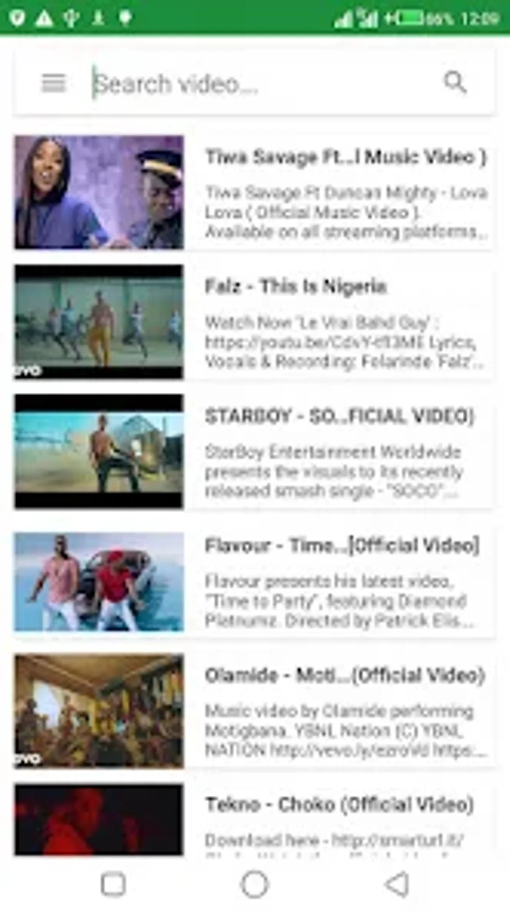 Nigerian Music Video for Android - Download