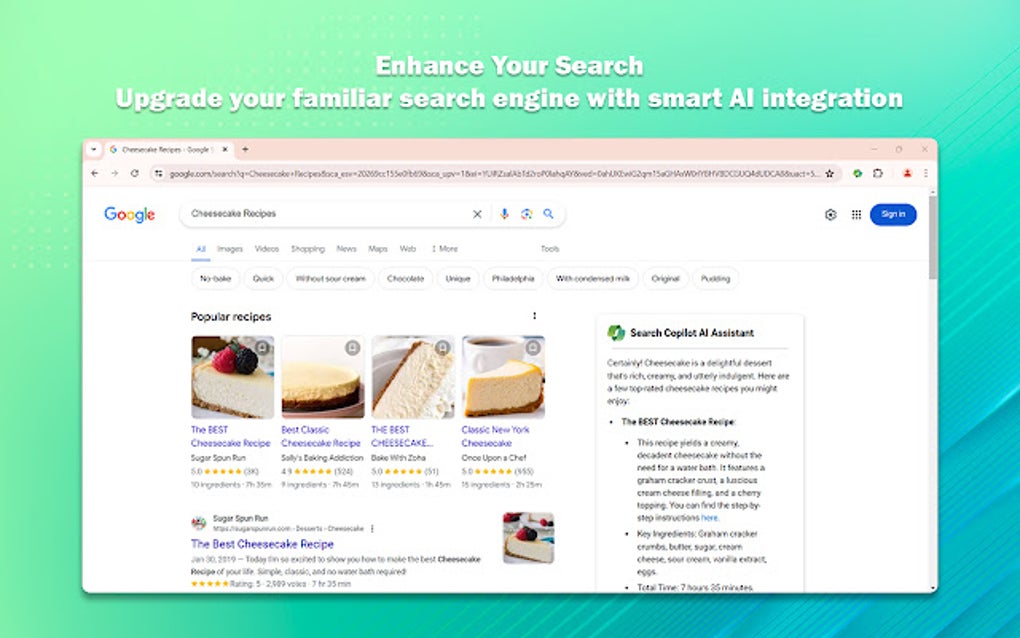 Search copilot ai assistant for chrome para google chrome extens o