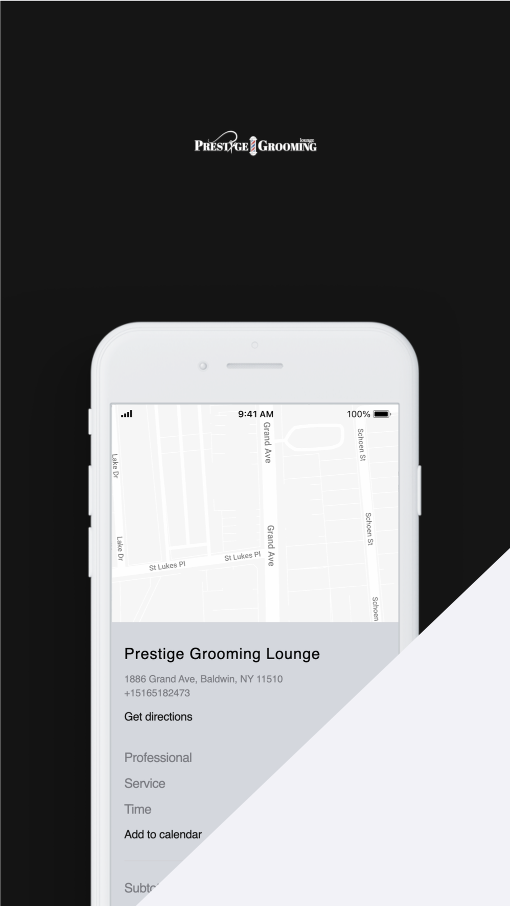 Prestige Grooming Lounge для iPhone — Скачать