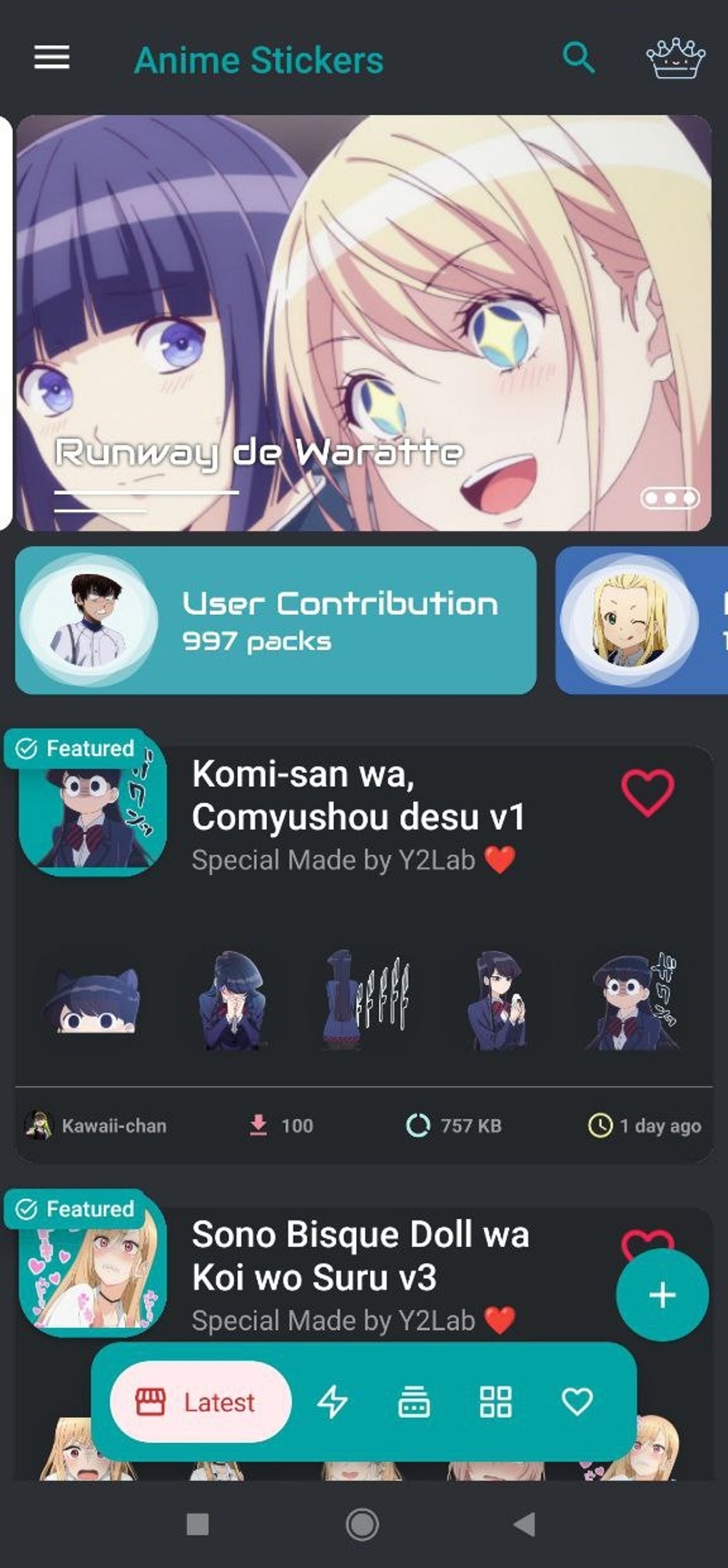 わ Anime Stickers for WhatsApp APK для Android — Скачать