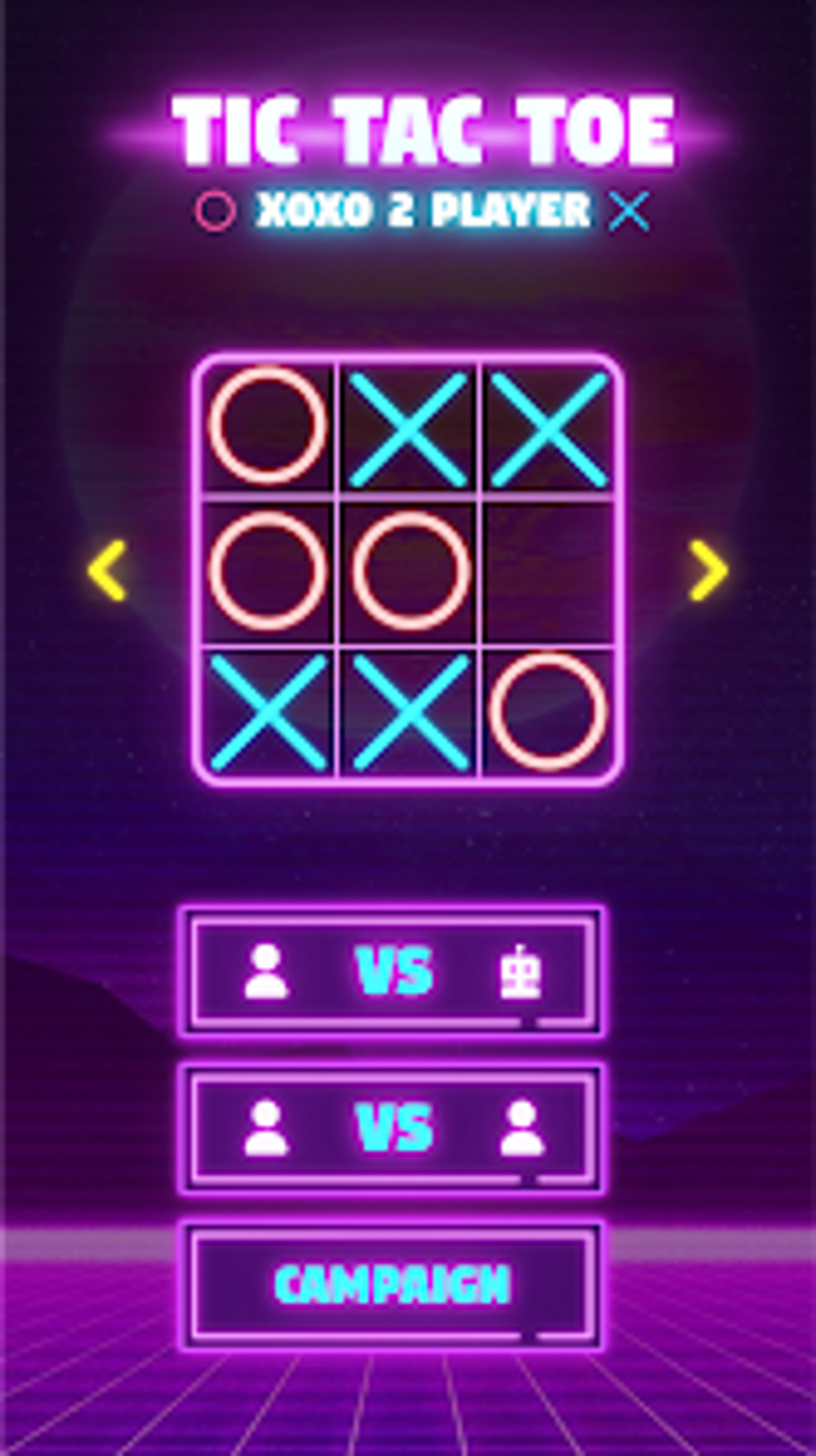 Tic Tac Toe 2 Player XO Games For Android Download