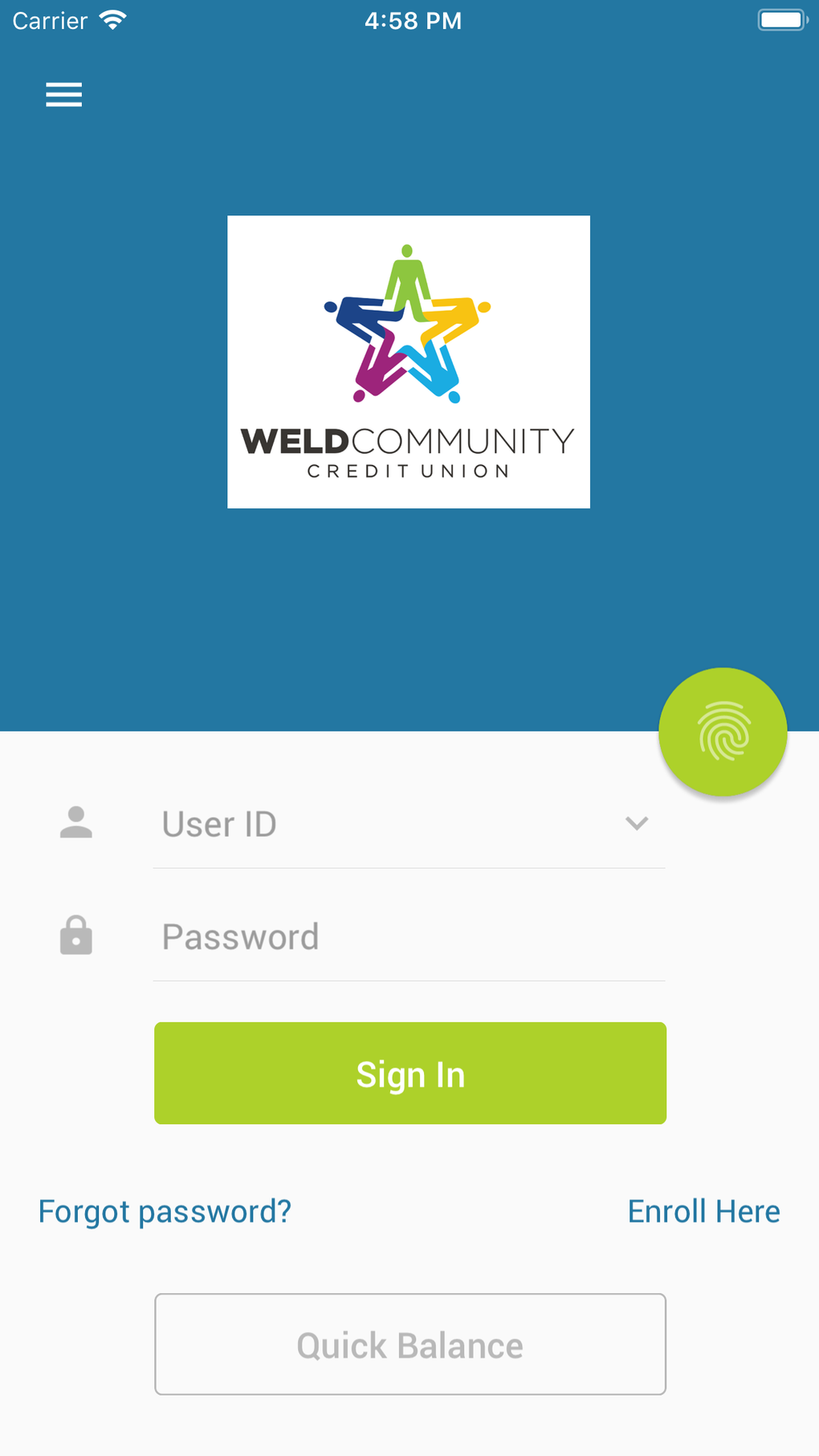 iPhone 용 WCCU Mobile Banking 다운로드