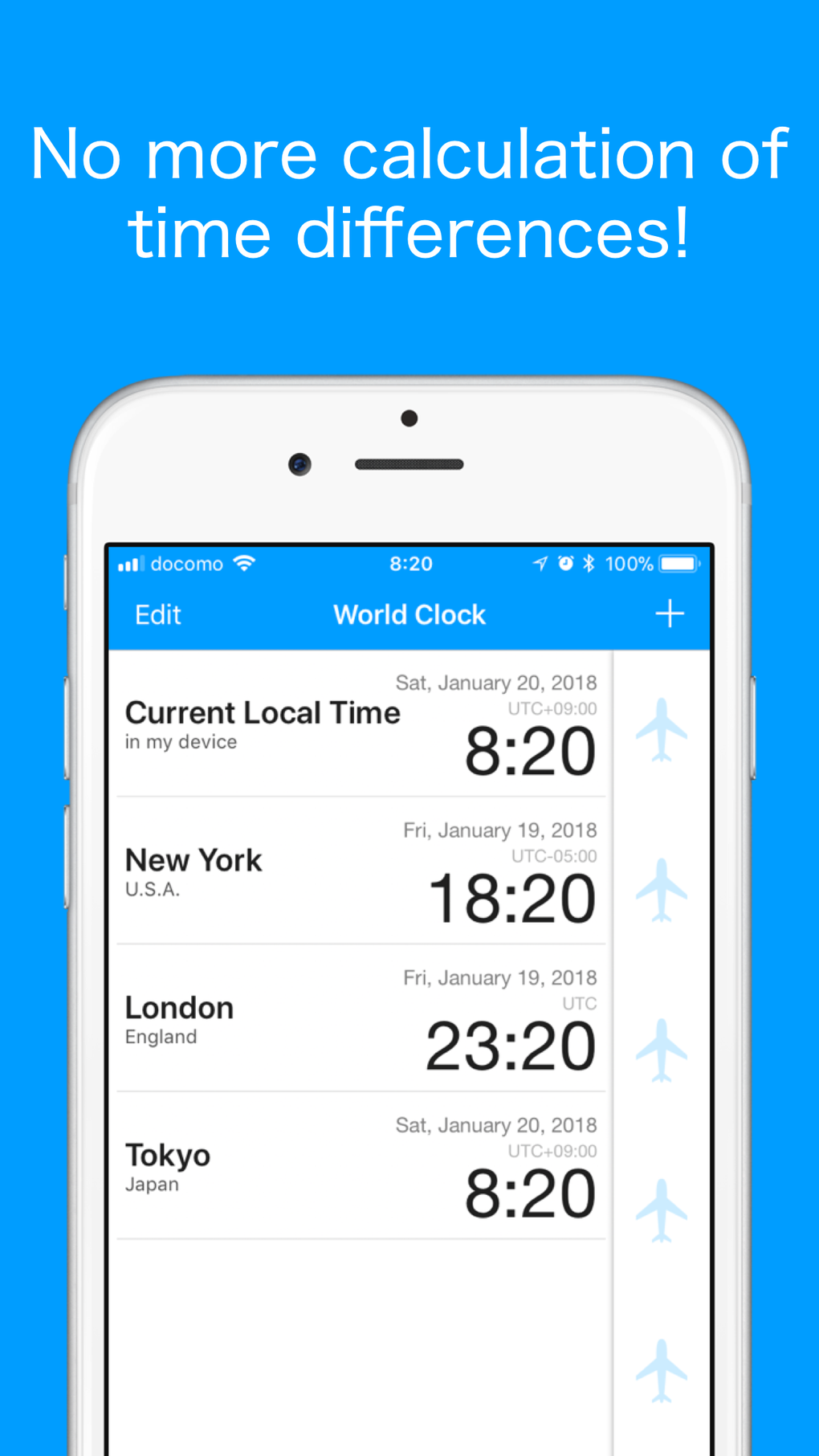 World Clock -Time Converter- для iPhone — Скачать