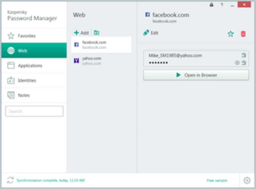 kaspersky password manager fixes that generated