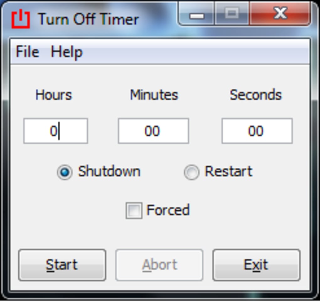 shutdown timer app
