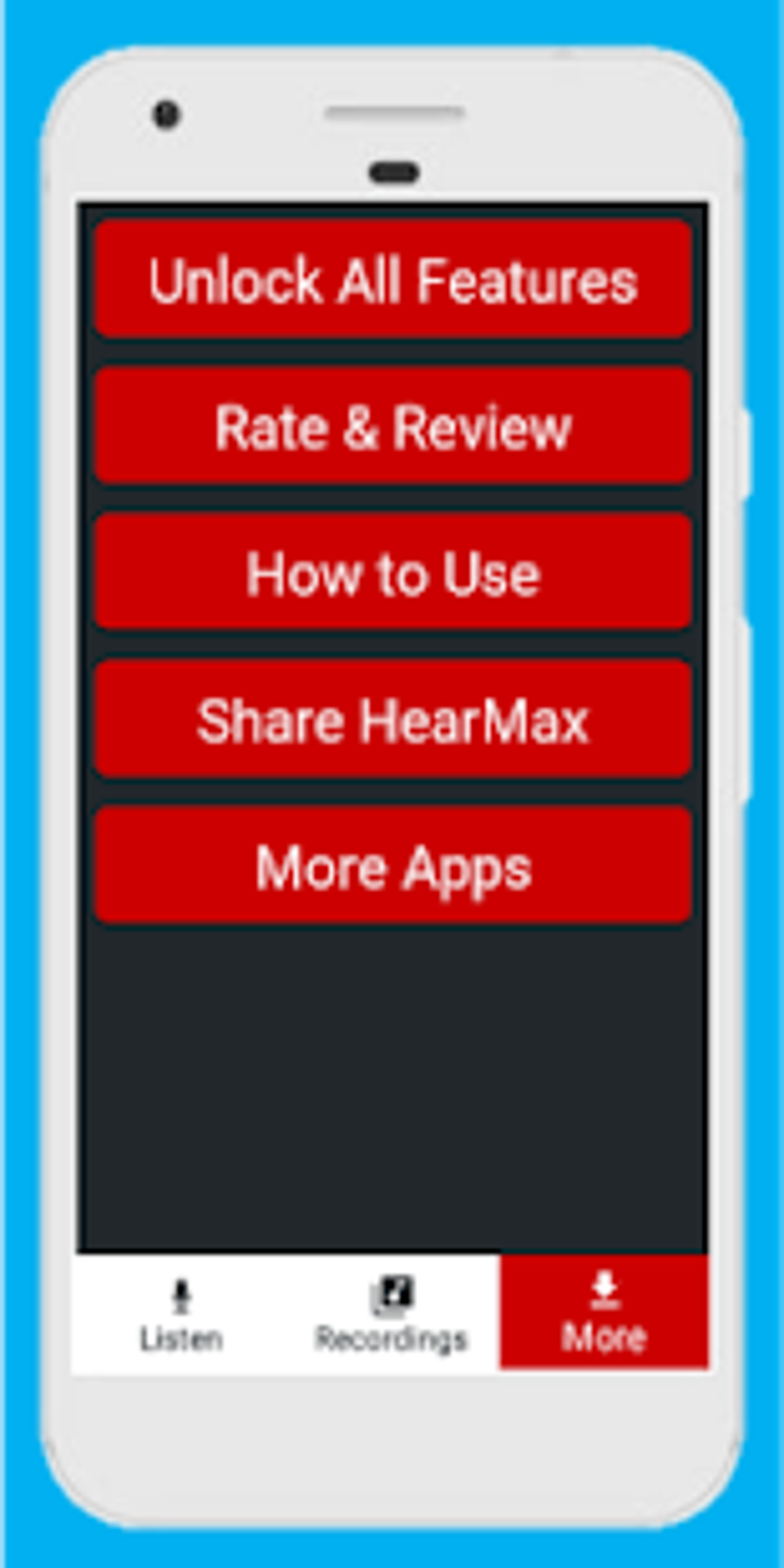 HearMax Super Hearing Aid Amplifier APK Para Android - Descargar