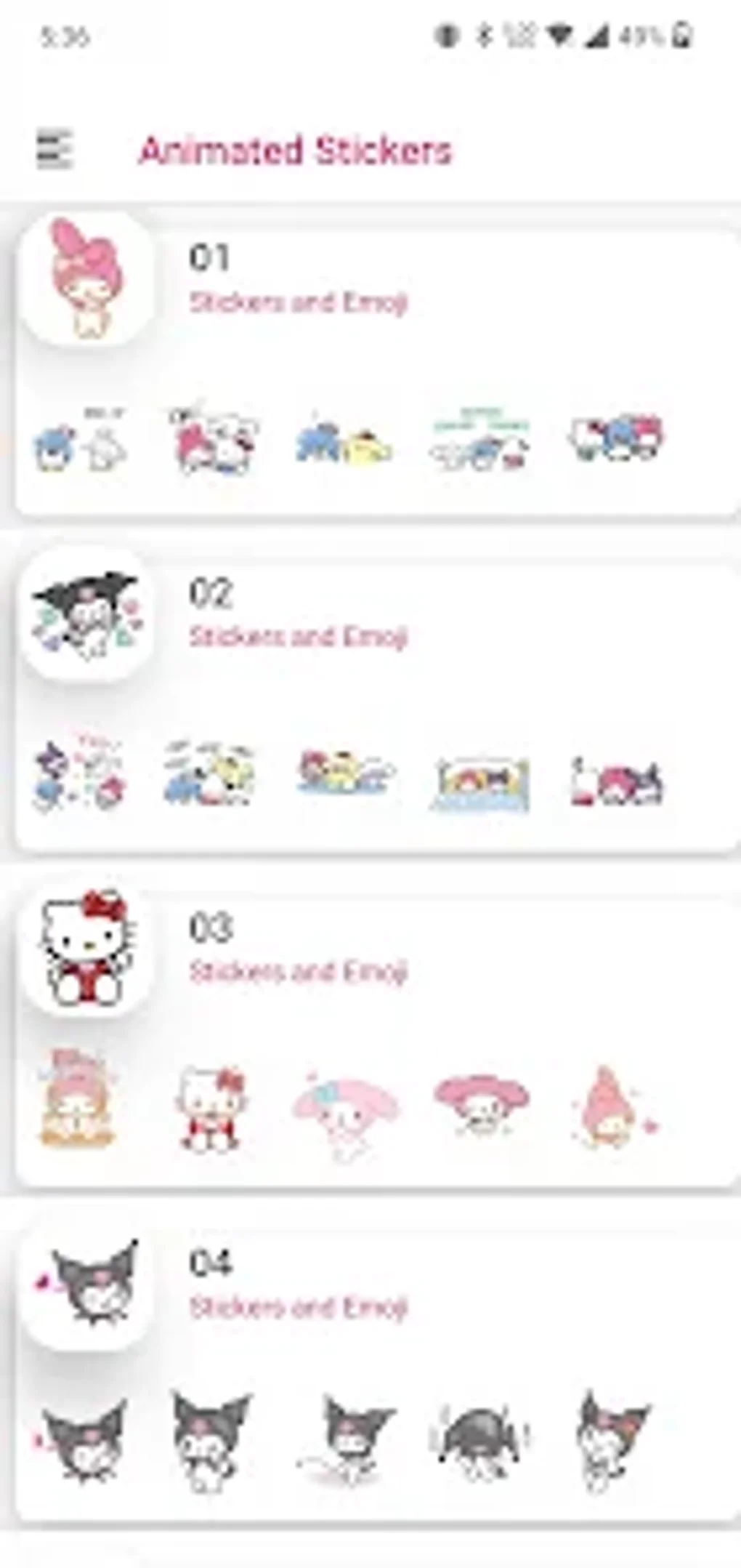 Sanrio Stickers WASticker For Android - 無料・ダウンロード