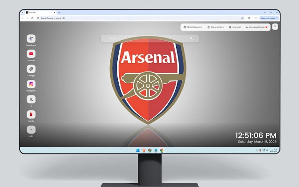Arsenal Wallpaper для Google Chrome Расширение Скачать Arsenal Wallpaper для Google Chrome Расширение Скачать