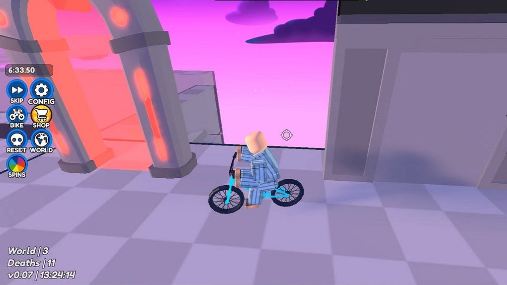 Obby but You're on a Bike  Play Online Free Browser Games