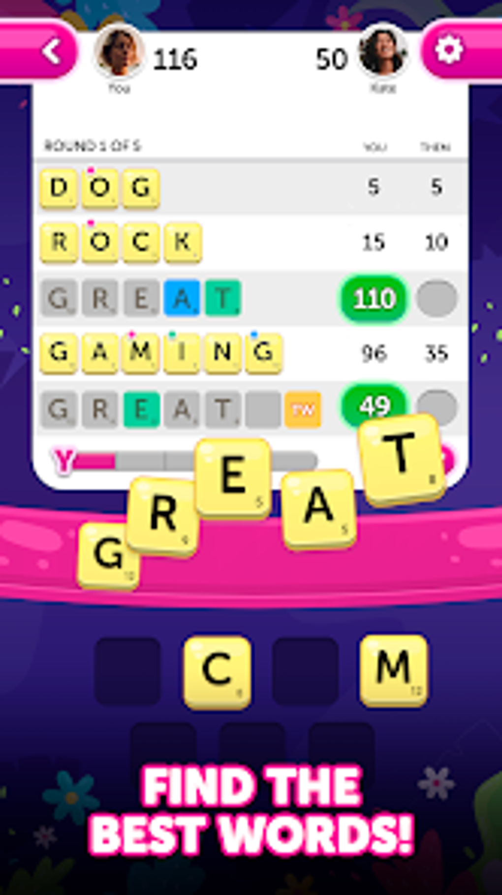 Dice Words - Fun Word Game for Android - Download