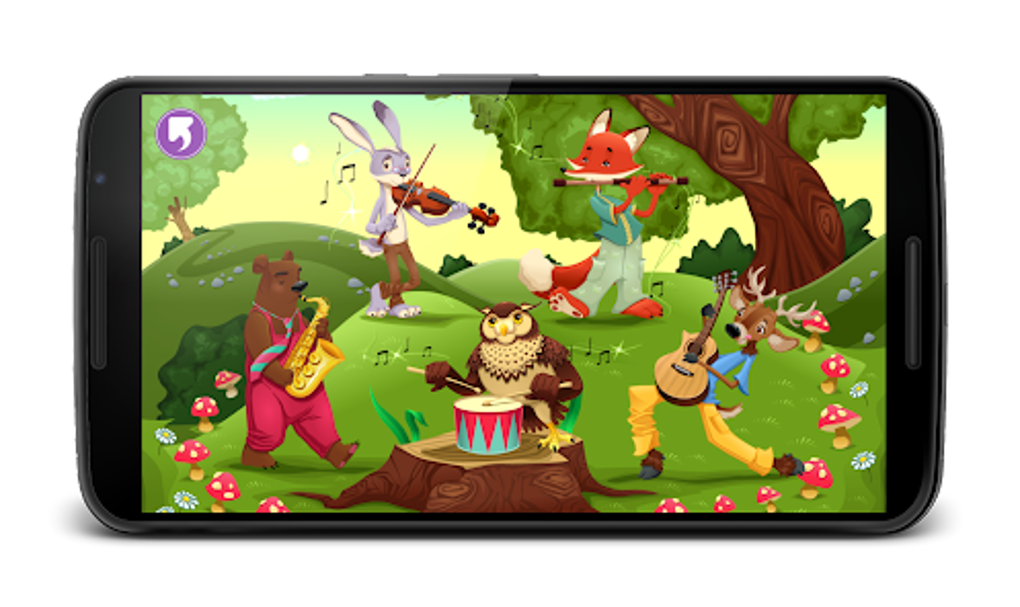 Musical instruments for kids per Android - Download