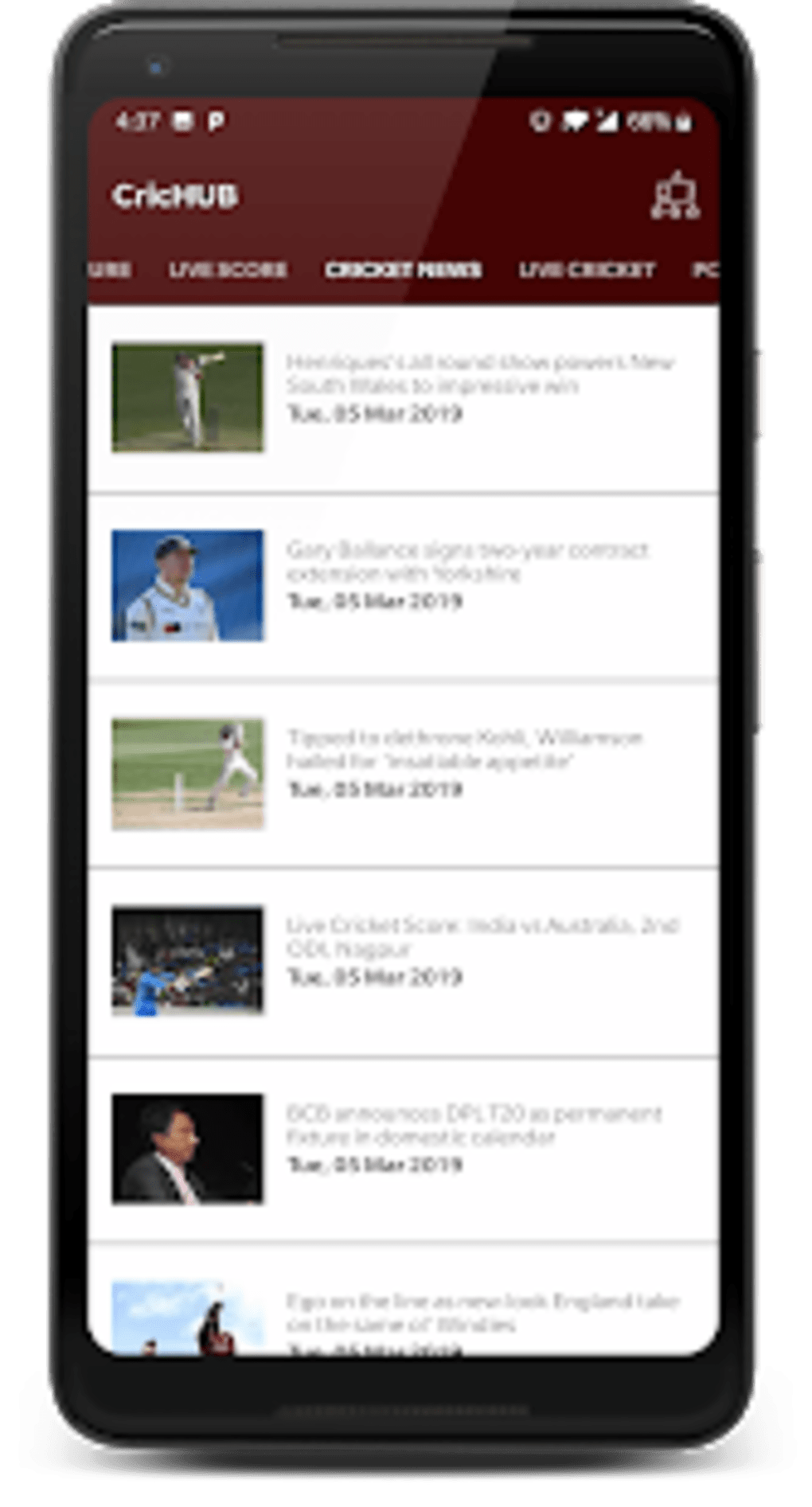 gtv live cricket match today online video