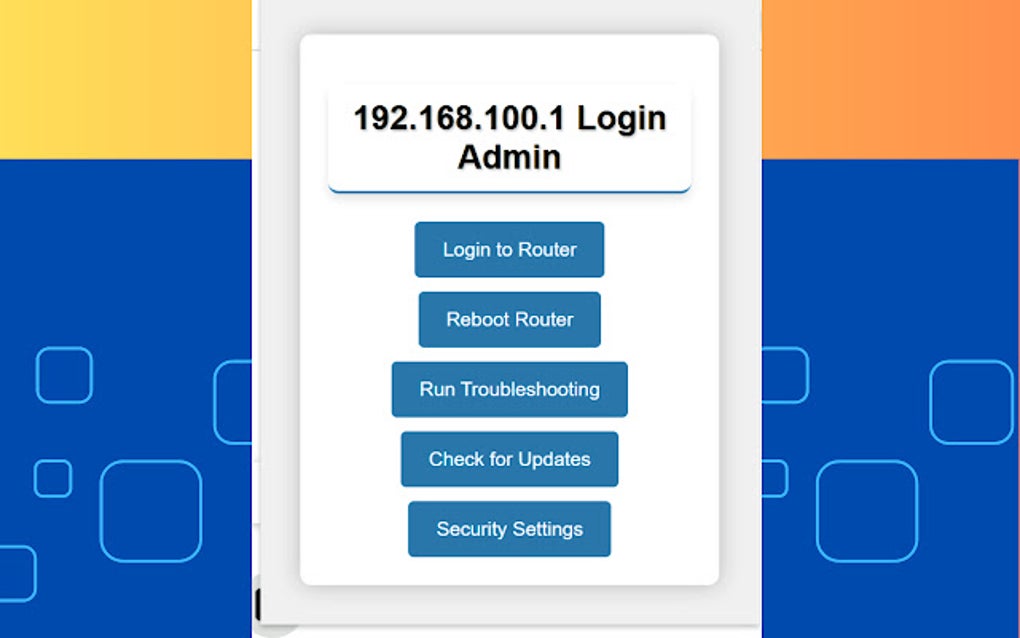 192 168 100 1 login admin para google chrome extensi n descargar