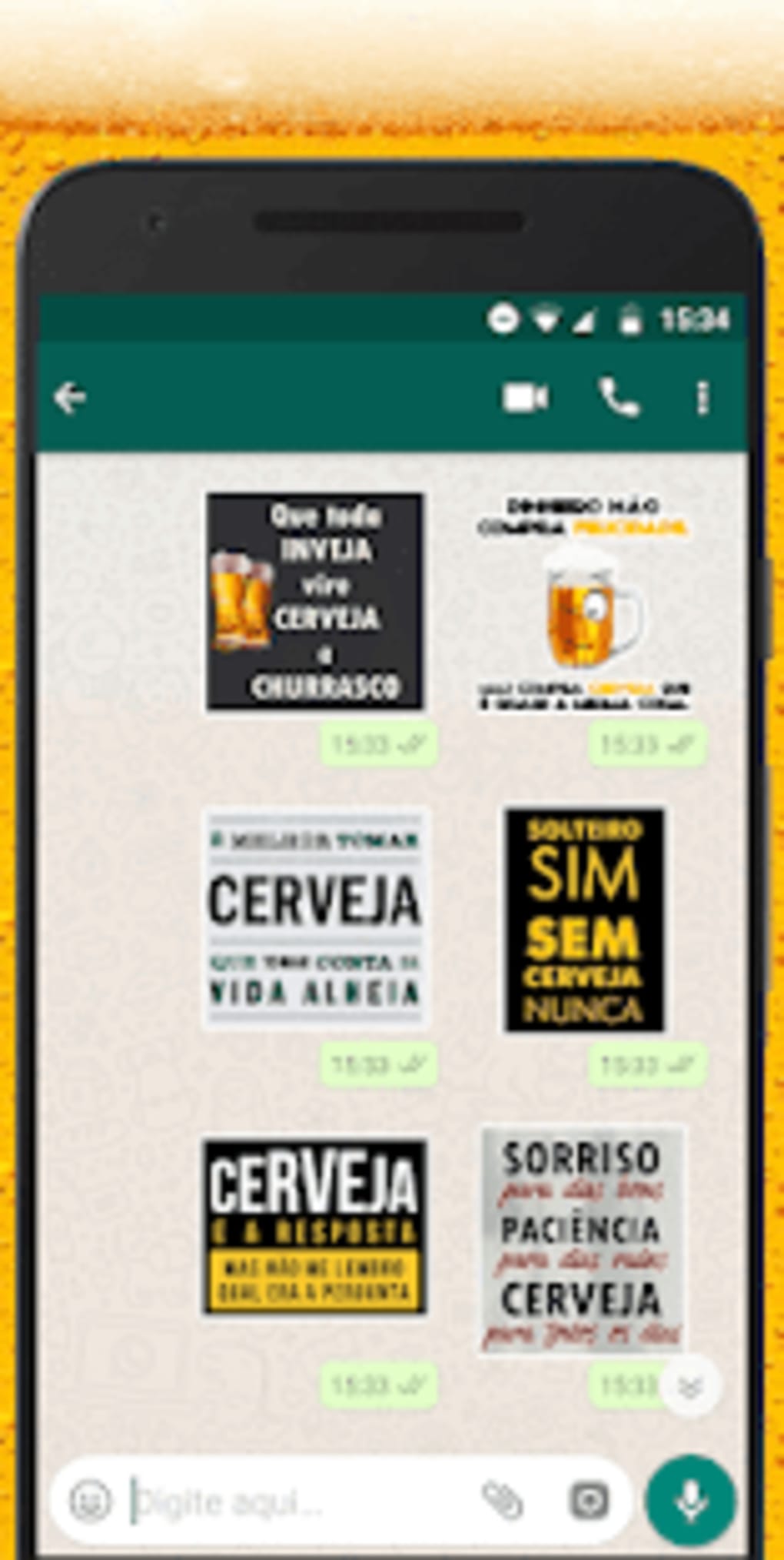 figurinhas para whatsapp cerveja - WAStickerApps para Android - Download