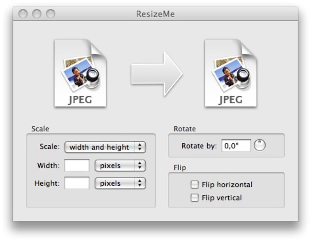 resizing photo software for mac