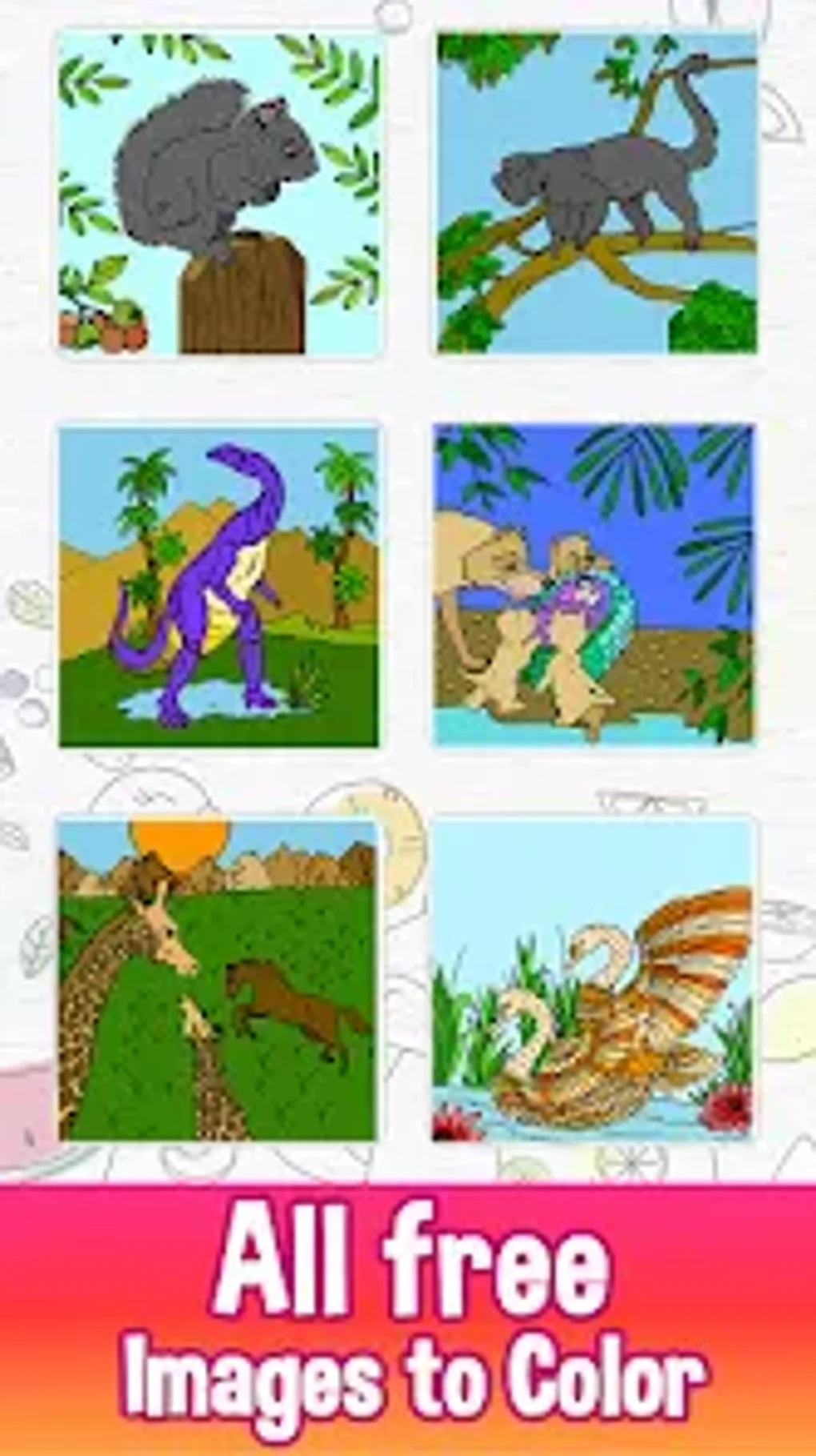 Animals Color by Number Art pour Android - Télécharger