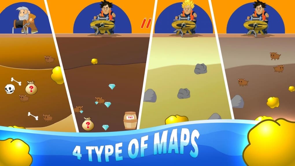 ✓Gold Mine : Classic Gold Rush, Mine Mining Game APK for Android Download
