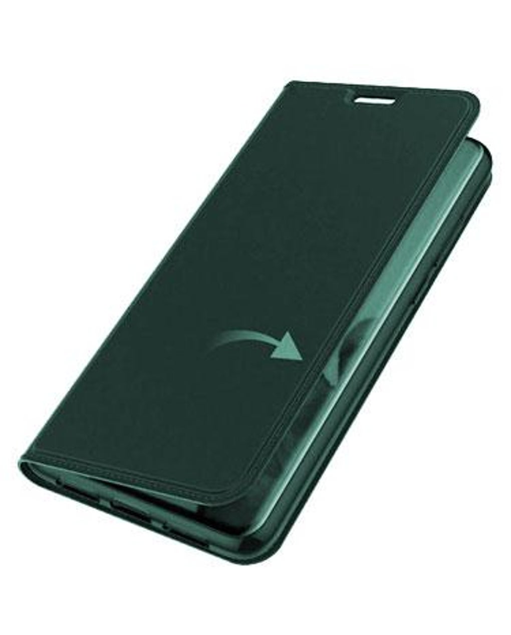 BAIDIYU Cover Per Huawei P Smart Z Con Specchio Intelligente E Supporto – Custodia Flip Verde