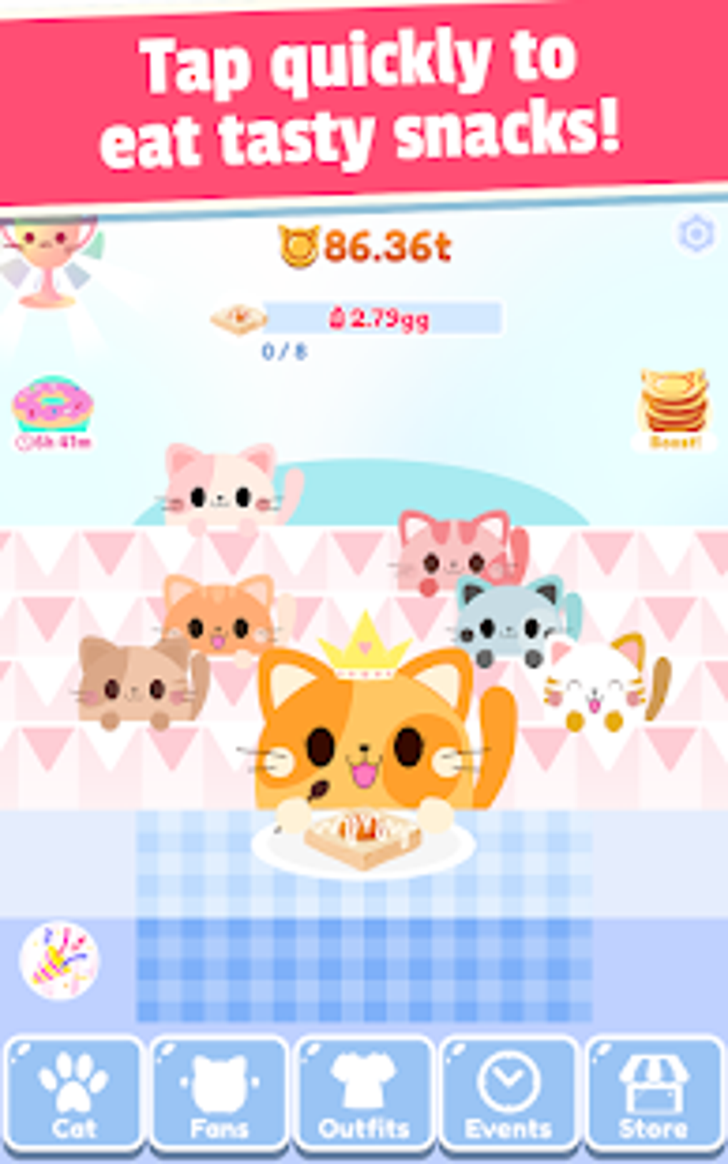 Greedy Cats: Kitty Clicker для Android — Скачать