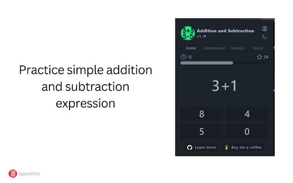 Addition and Subtraction for Google Chrome - Extension Download