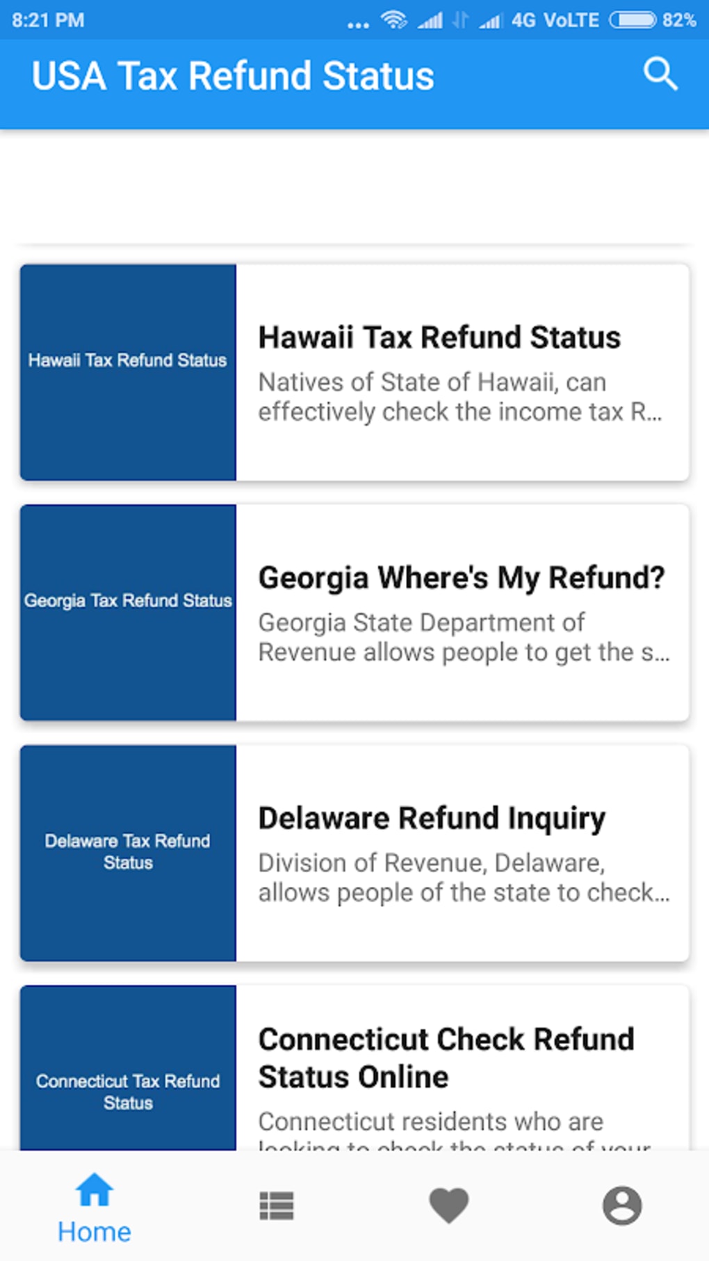 Android I in USA Tax Refund Status APK ndir