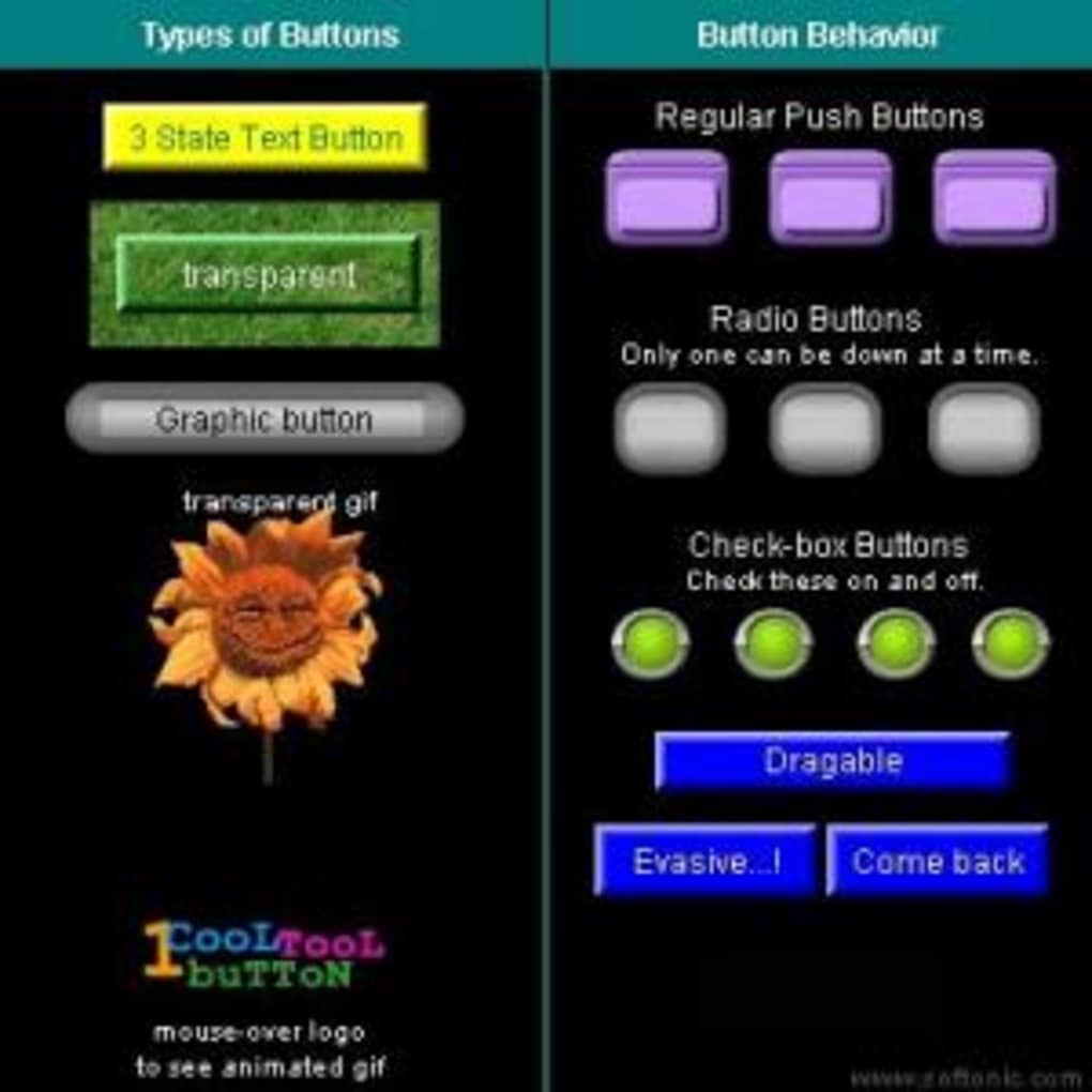 1 Cool Button Tool - Dual (Flash and Java) - Download