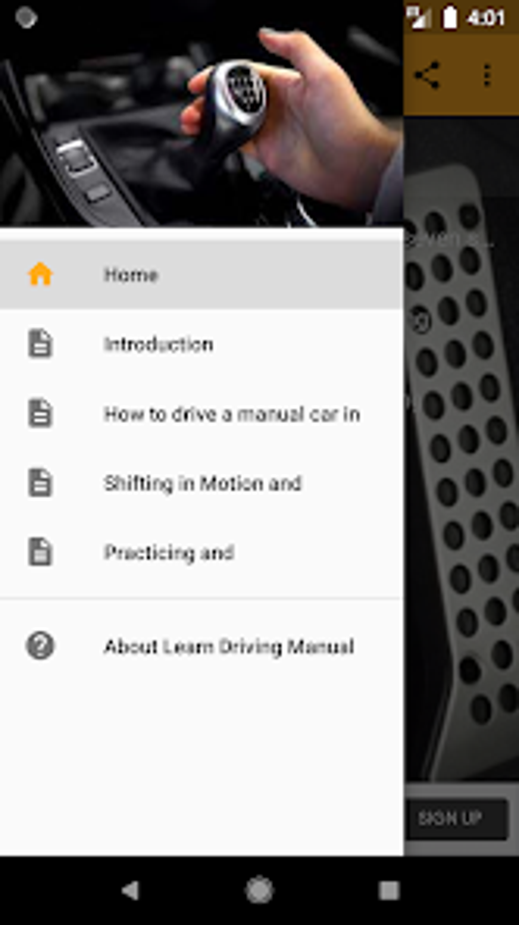 Learn Driving Manual Car For Android Download