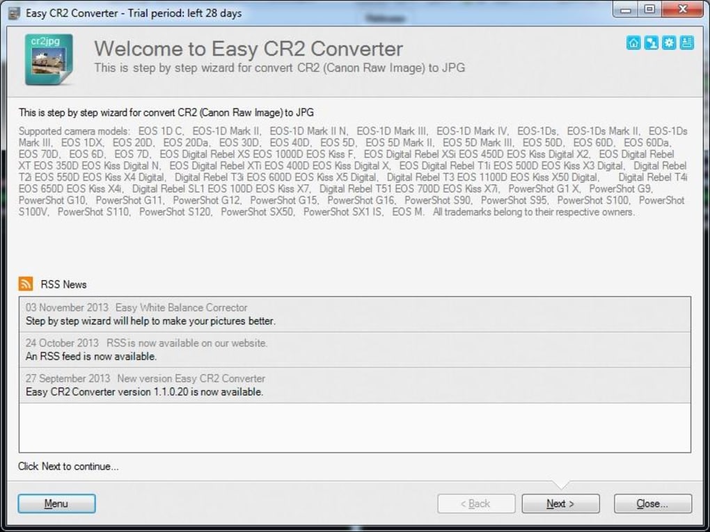 free cr2 file converter