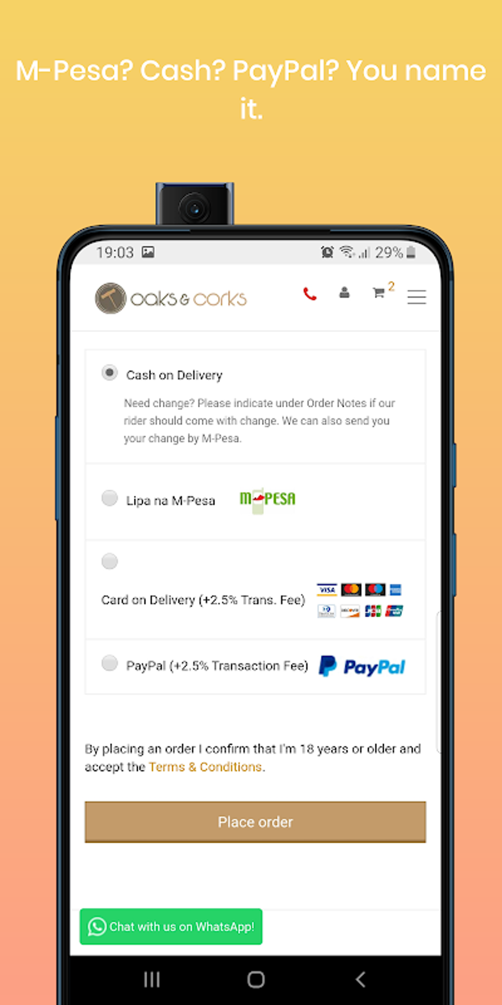 Oaks & Corks - Drinks Delivery Nairobi APK для Android — Скачать