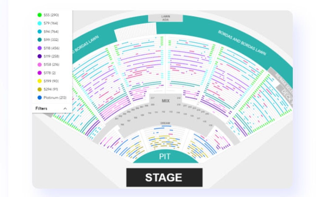 Ticketmetric Price Map Shader - Ticketmetric Price Map Shader Screenshot 