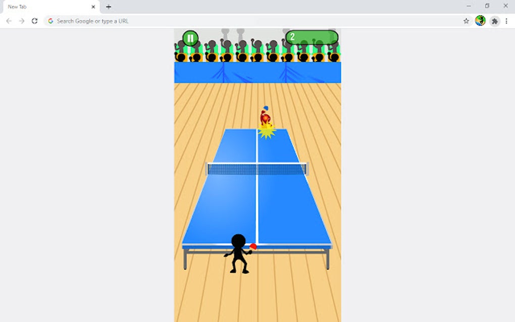 Stickman Ping Pong Sports Game for Google Chrome Extension Download