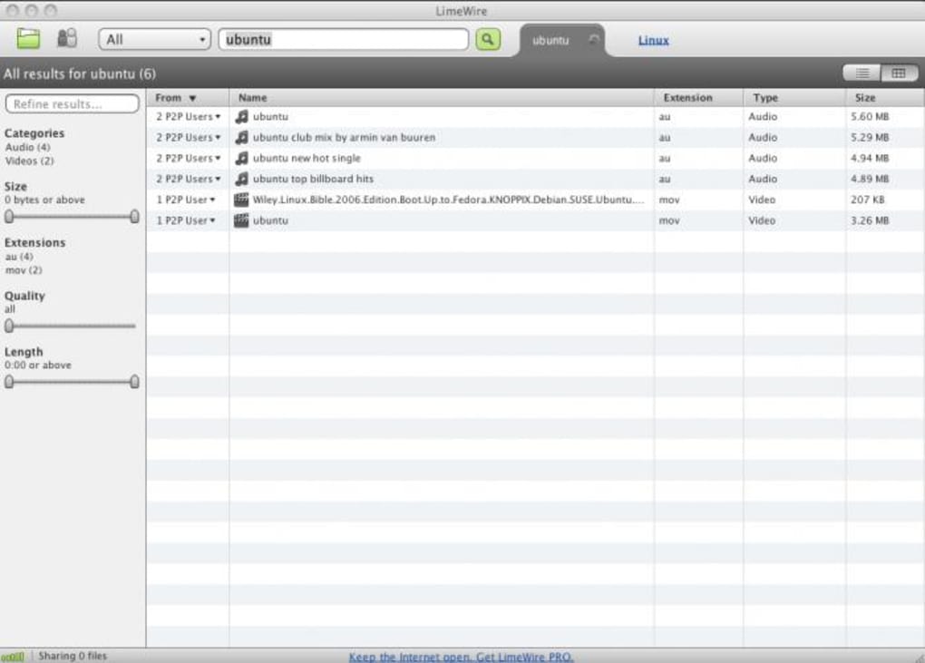 Download limewire pro free mac downloads