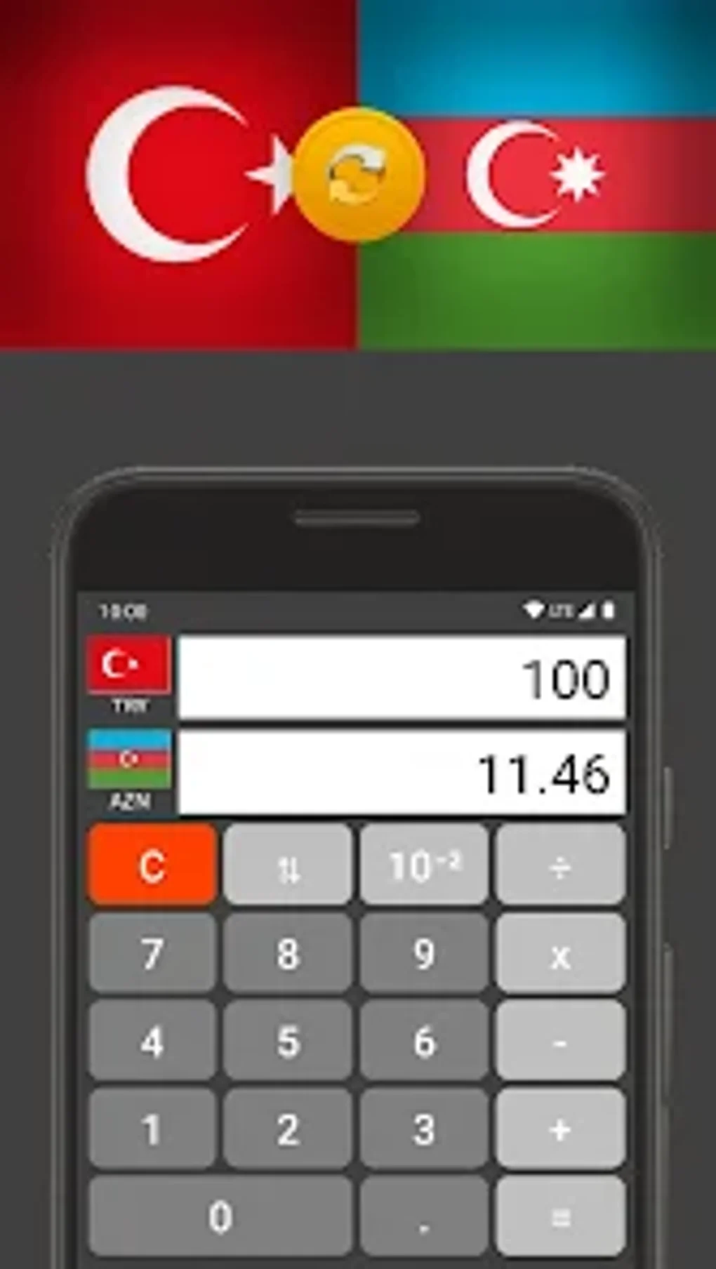 Turkish LiraAzerbaijani Manat для Android — Скачать