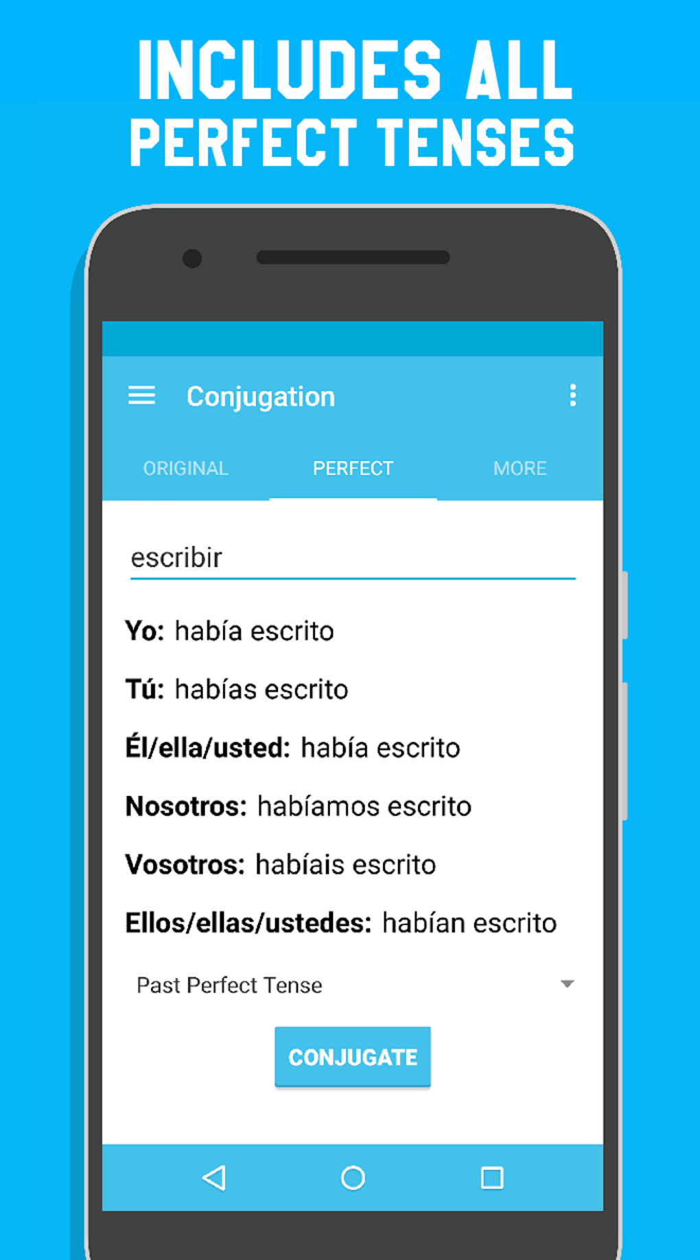 Conjugate Spanish Verbs