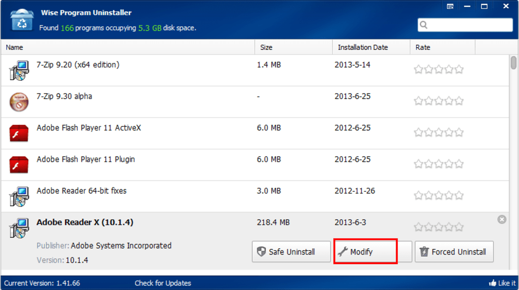 Wise Program Uninstaller 3.1.4.256 for windows instal